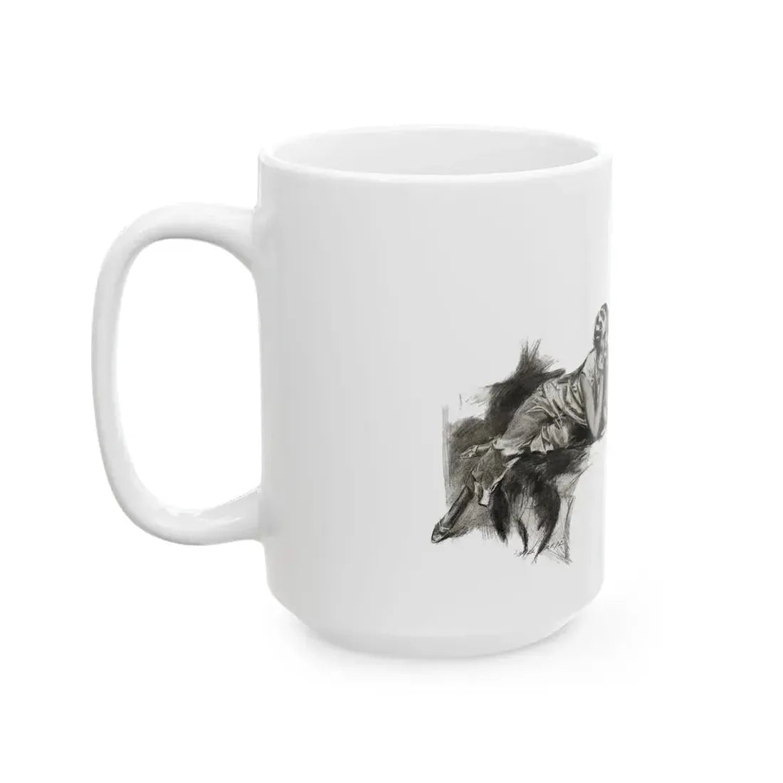 For The Love of Mike (2), Cosmopolitan, October 1930 - White Coffee Mug - Go Mug Yourself