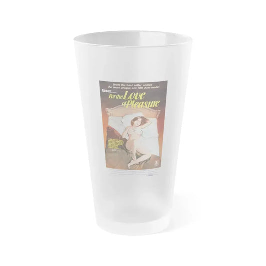 FOR THE LOVE OF PLEASURE 1979 Movie Poster - Frosted Pint Glass 16oz 16oz Frosted - Go Mug Yourself