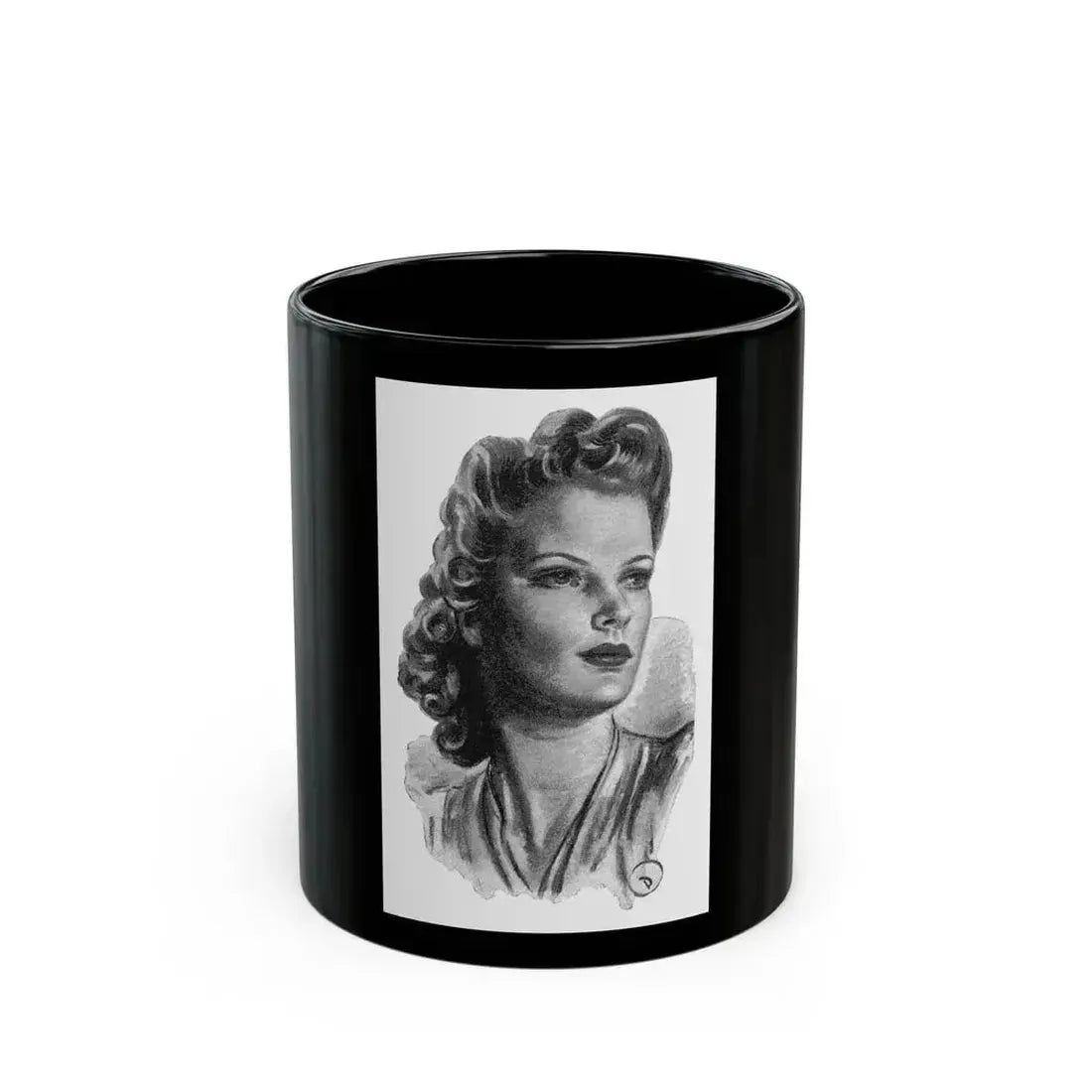 For Thursday's Child by Donald Macardle (1), Woman And Home, 1943 - Black Coffee Mug 11oz - Go Mug Yourself
