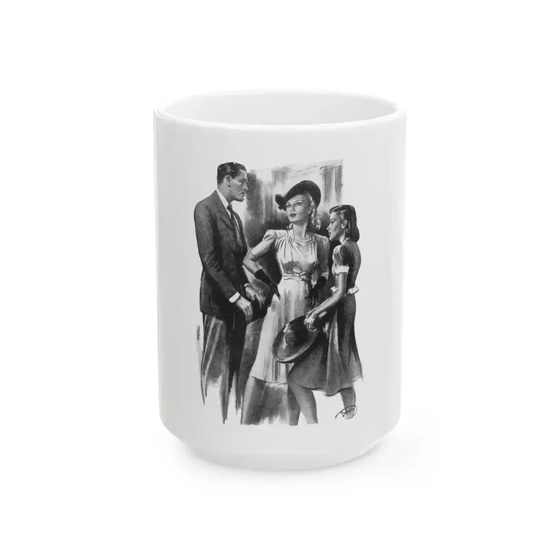 For Thursday's Child by Donald Macardle (2), Woman And Home, 1943 - White Coffee Mug 15oz - Go Mug Yourself