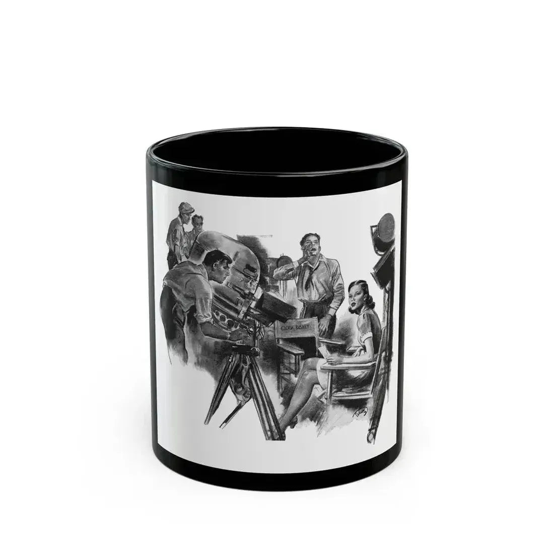 For Thursday's Child by Donald Macardle (3), Woman And Home, 1943 - Black Coffee Mug 11oz - Go Mug Yourself