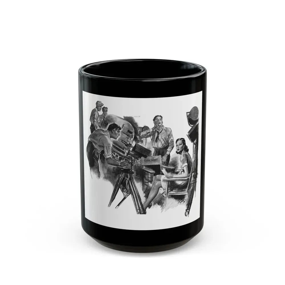 For Thursday's Child by Donald Macardle (3), Woman And Home, 1943 - Black Coffee Mug 15oz - Go Mug Yourself