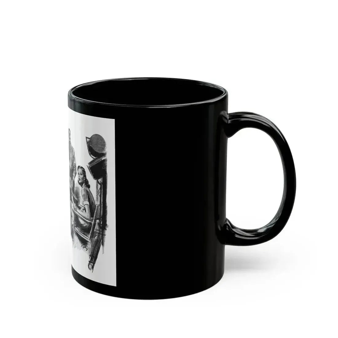 For Thursday's Child by Donald Macardle (3), Woman And Home, 1943 - Black Coffee Mug - Go Mug Yourself