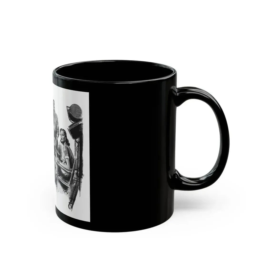 For Thursday's Child by Donald Macardle (3), Woman And Home, 1943 - Black Coffee Mug - Go Mug Yourself