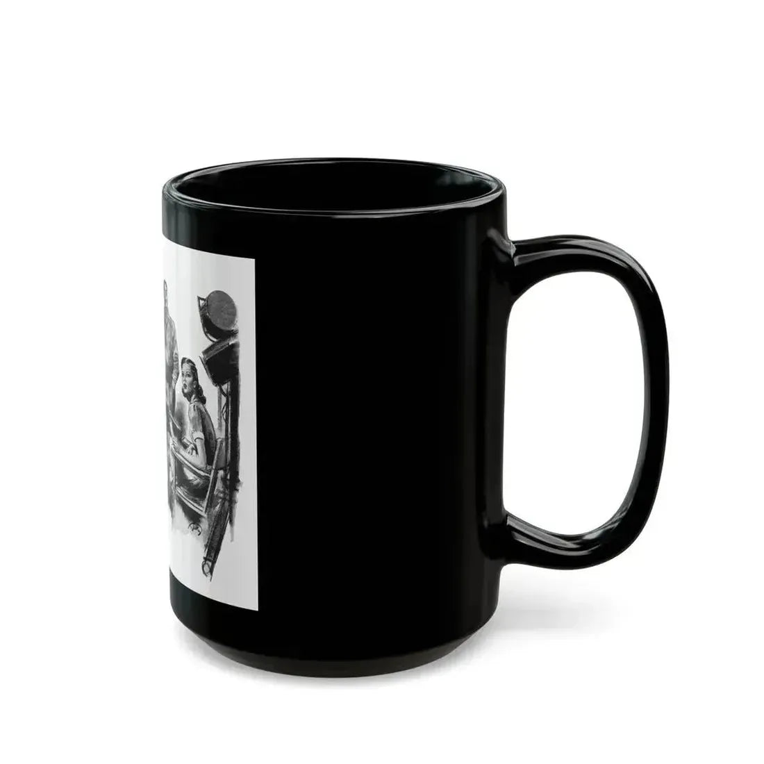 For Thursday's Child by Donald Macardle (3), Woman And Home, 1943 - Black Coffee Mug - Go Mug Yourself