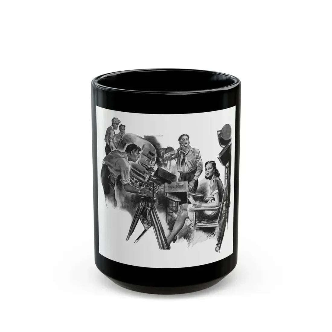 For Thursday's Child by Donald Macardle (3), Woman And Home, 1943 - Black Coffee Mug - Go Mug Yourself