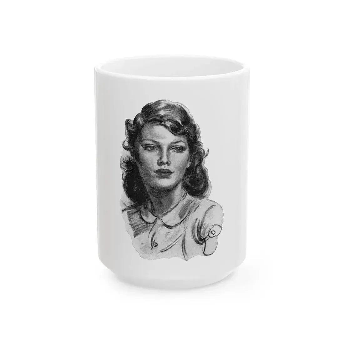 For Thursday's Child by Donald Macardle (4), Woman And Home, 1943 - White Coffee Mug 15oz - Go Mug Yourself