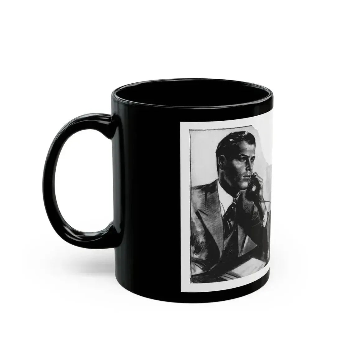 For Thursday's Child by Donald Macardle (5), Woman And Home, 1944 - Black Coffee Mug - Go Mug Yourself