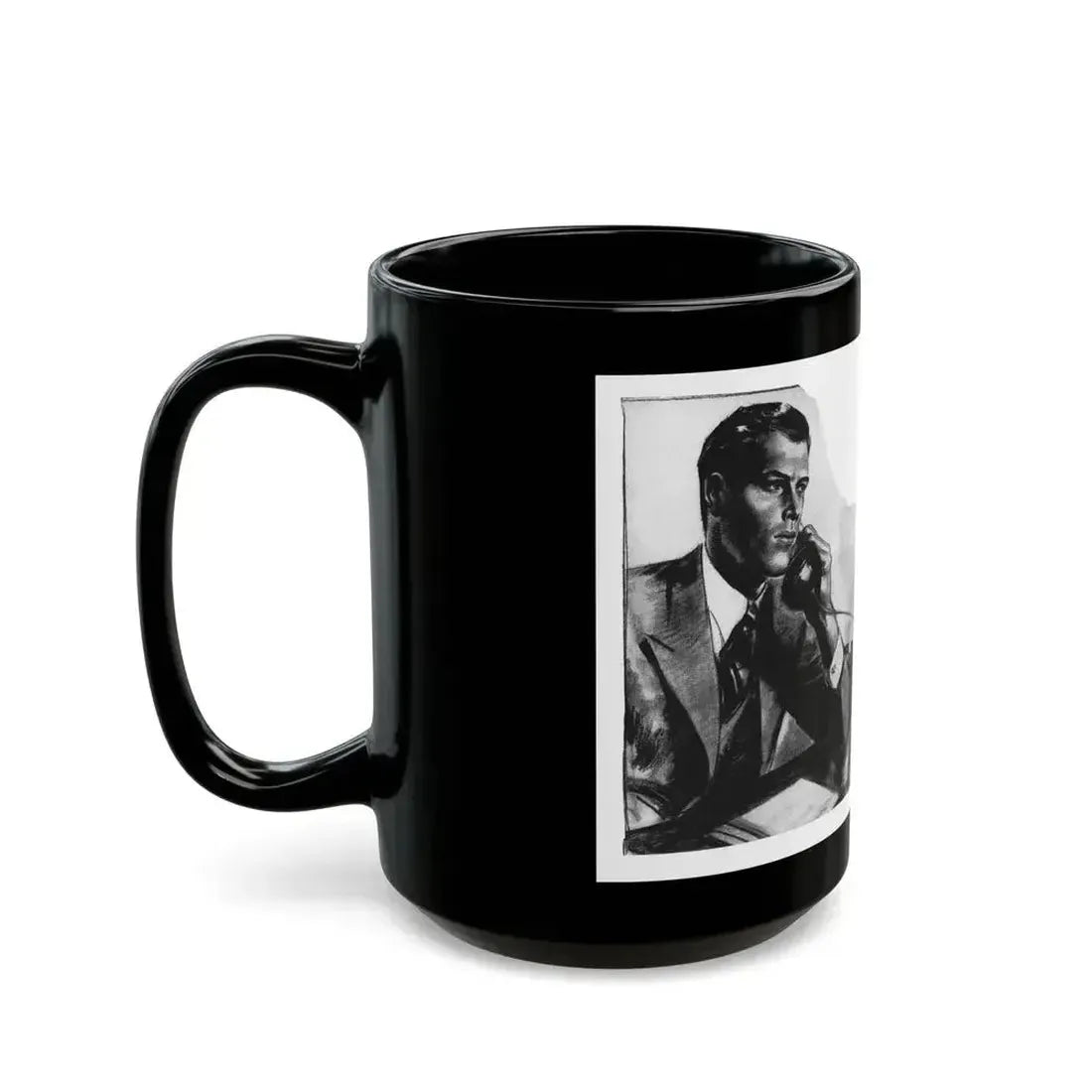 For Thursday's Child by Donald Macardle (5), Woman And Home, 1944 - Black Coffee Mug - Go Mug Yourself