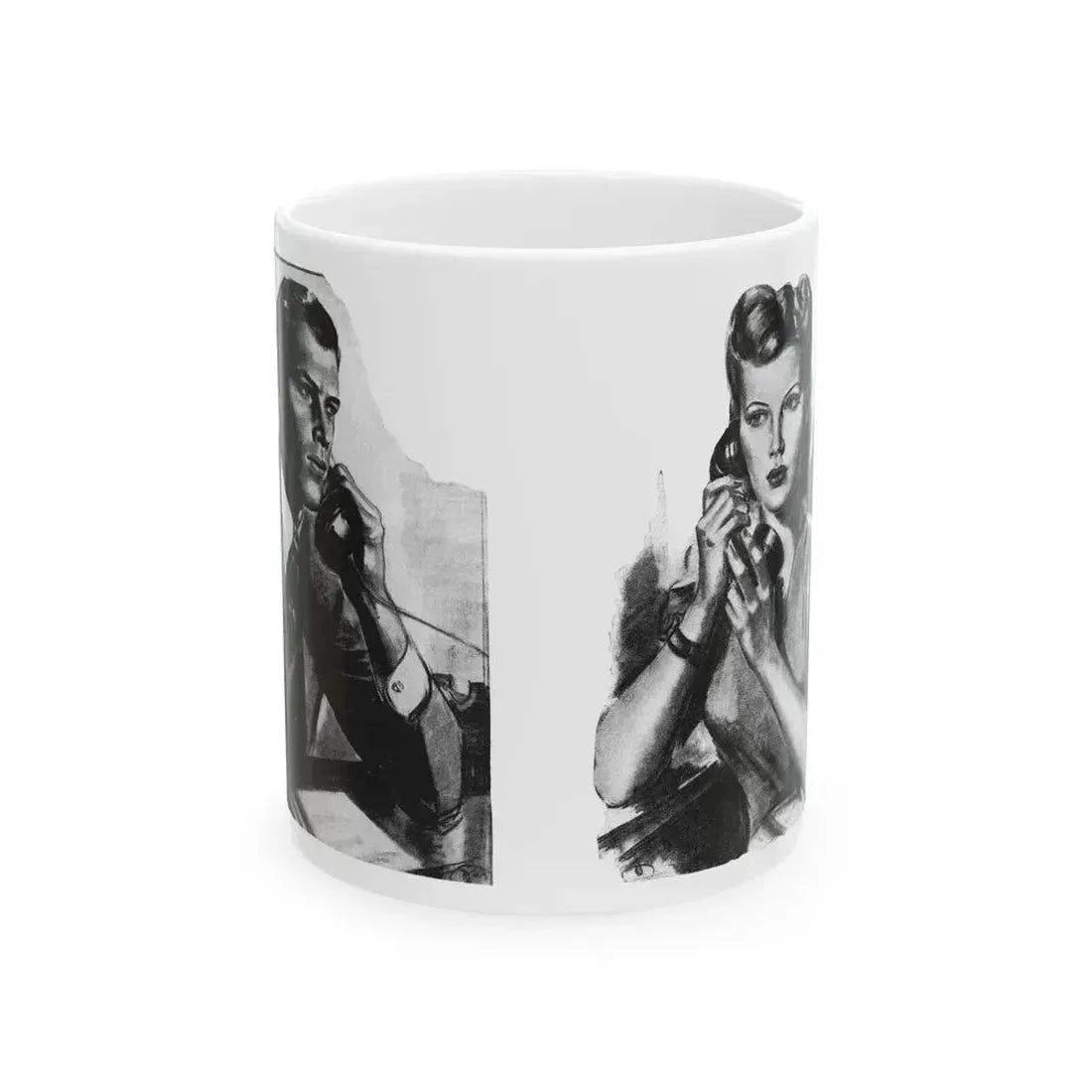 For Thursday's Child by Donald Macardle (5), Woman And Home, 1944 - White Coffee Mug 11oz - Go Mug Yourself