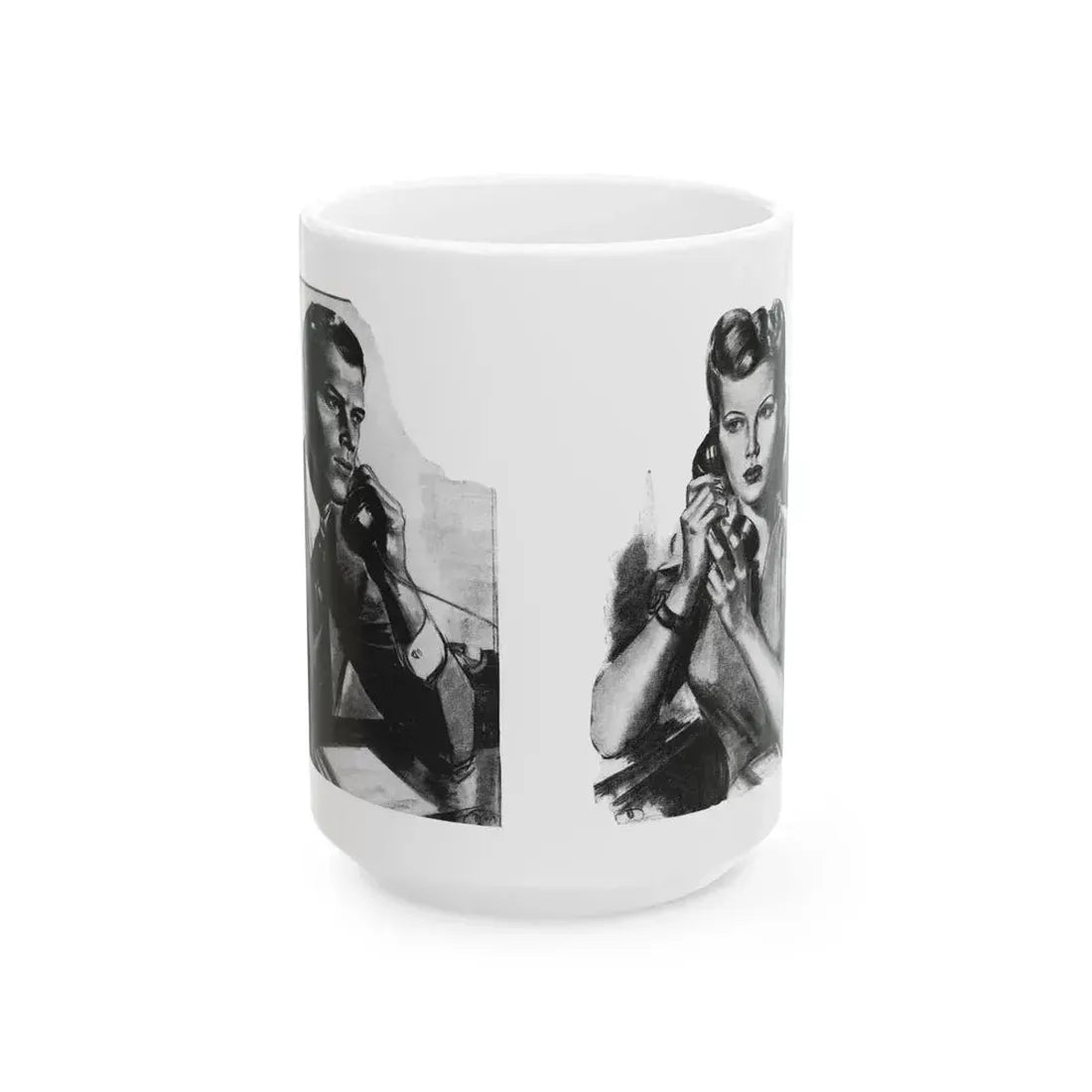 For Thursday's Child by Donald Macardle (5), Woman And Home, 1944 - White Coffee Mug 15oz - Go Mug Yourself