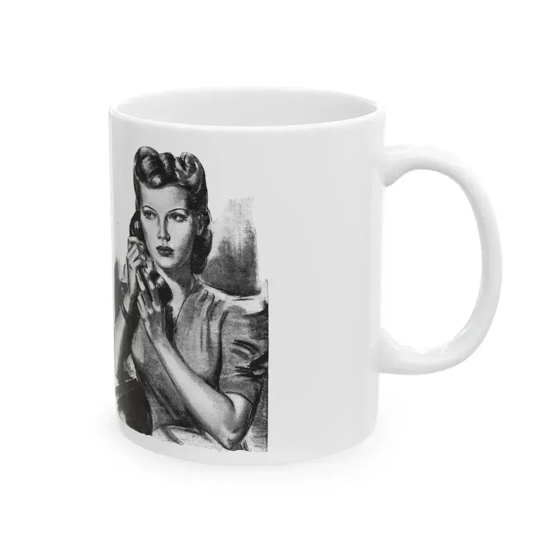 For Thursday's Child by Donald Macardle (5), Woman And Home, 1944 - White Coffee Mug - Go Mug Yourself