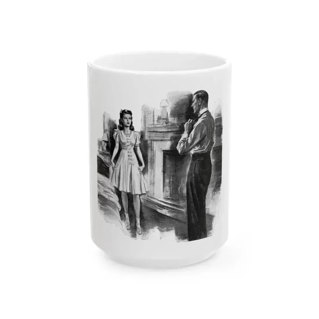 For Thursday's Child by Donald Macardle (6), Woman And Home, 1944 - White Coffee Mug 15oz - Go Mug Yourself