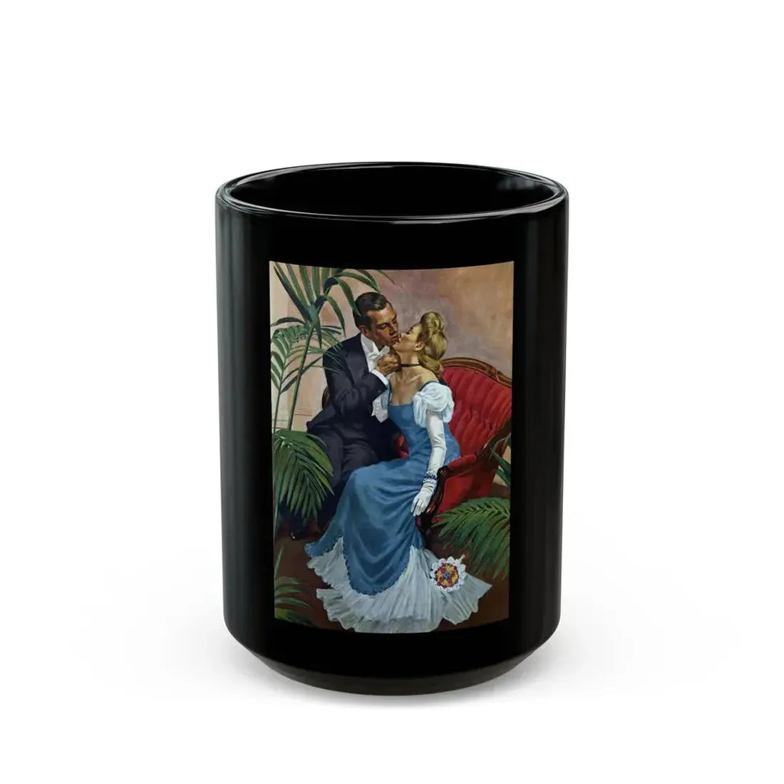 For Whatever Ends, Good Housekeeping, March 1942 - Black Coffee Mug 15oz - Go Mug Yourself