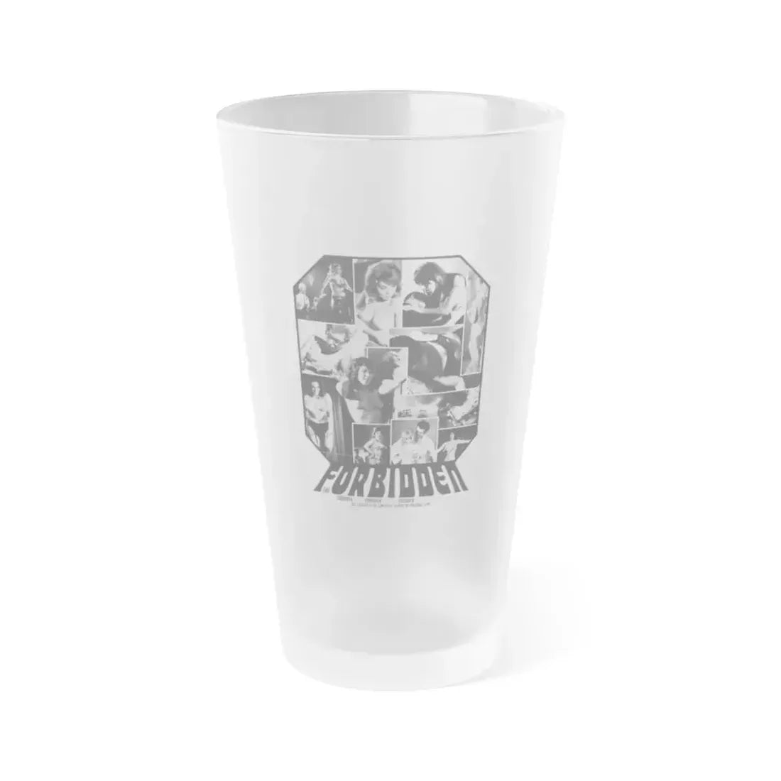 FORBIDDEN 1984 Movie Poster - Frosted Pint Glass 16oz 16oz Frosted - Go Mug Yourself