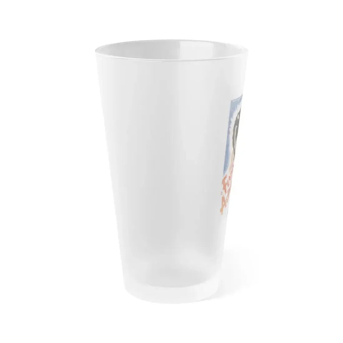 FORBIDDEN ADVENTURE (GORILLA WOMAN) 1937 Movie Poster - Frosted Pint Glass 16oz - Go Mug Yourself