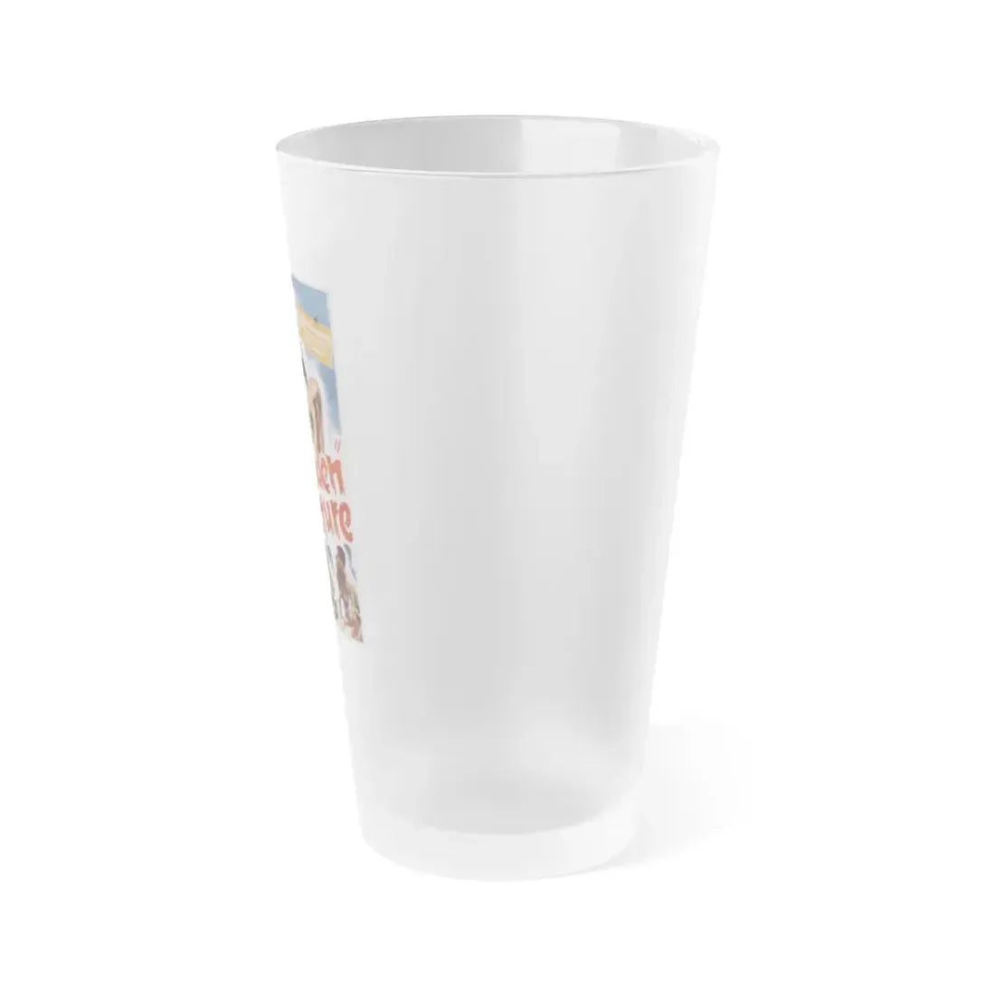 FORBIDDEN ADVENTURE (GORILLA WOMAN) 1937 Movie Poster - Frosted Pint Glass 16oz - Go Mug Yourself