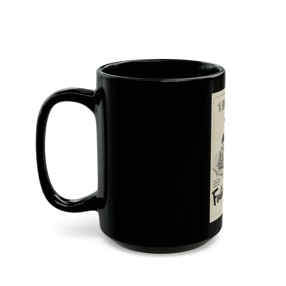 FORBIDDEN DESIRE 1955 Movie Poster - Black Coffee Mug - Go Mug Yourself