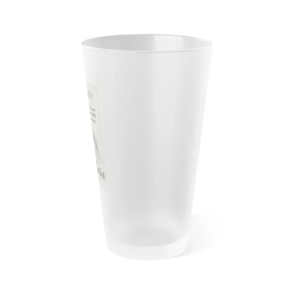 FORBIDDEN DESIRE 1955 Movie Poster - Frosted Pint Glass 16oz - Go Mug Yourself