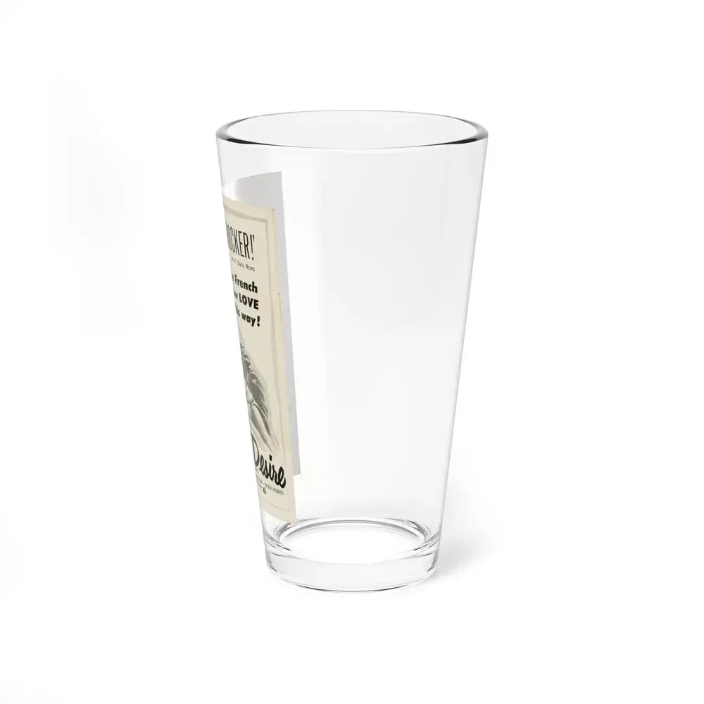 FORBIDDEN DESIRE 1955 Movie Poster - Pint Glass 16oz - Go Mug Yourself