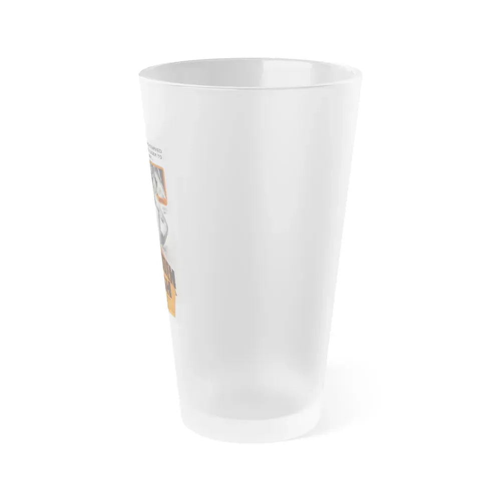 FORBIDDEN FLESH 1968 Movie Poster - Frosted Pint Glass 16oz - Go Mug Yourself