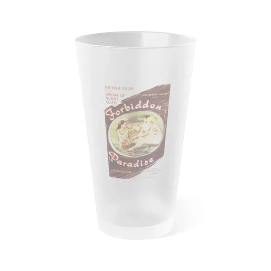 FORBIDDEN PARADISE 1958 Movie Poster - Frosted Pint Glass 16oz 16oz Frosted - Go Mug Yourself