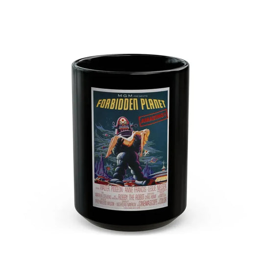 FORBIDDEN PLANET (2) 1956 Movie Poster - Black Coffee Mug 15oz - Go Mug Yourself