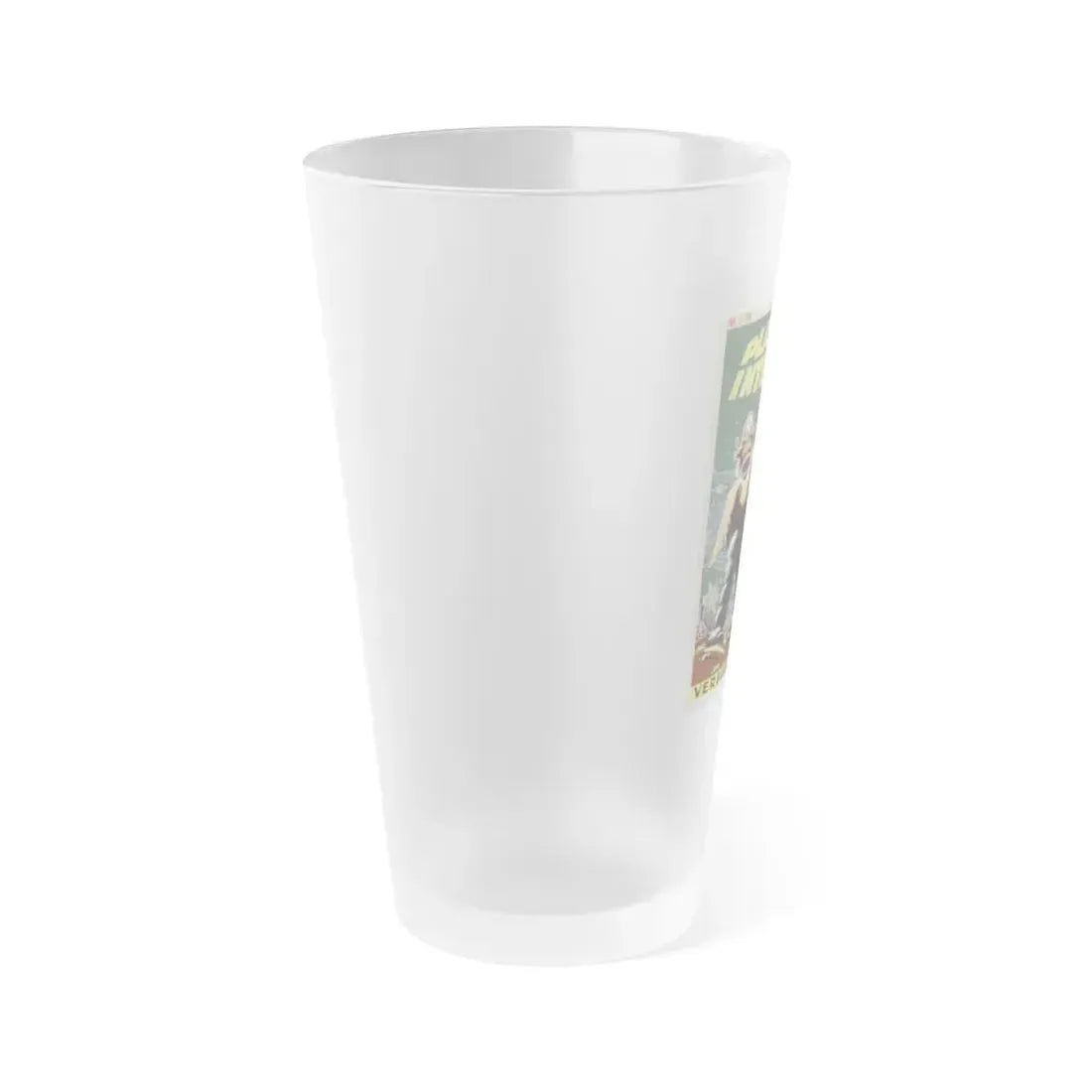 FORBIDDEN PLANET (BELGIAN) 1956 Movie Poster - Frosted Pint Glass 16oz - Go Mug Yourself