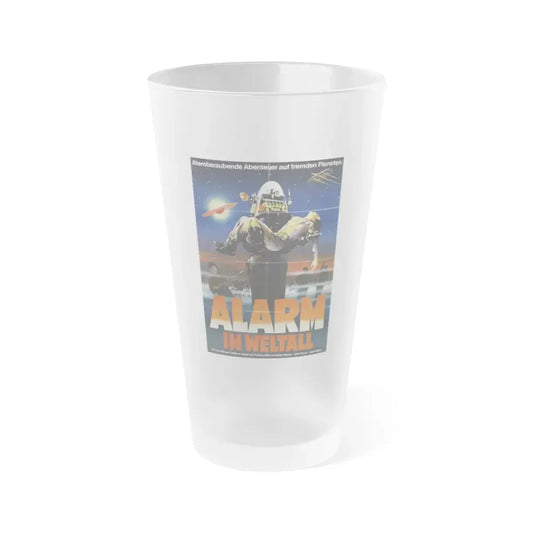 FORBIDDEN PLANET (GERMAN) 1956 Movie Poster - Frosted Pint Glass 16oz Default Title - Go Mug Yourself