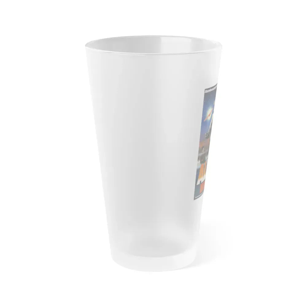 FORBIDDEN PLANET (GERMAN) 1956 Movie Poster - Frosted Pint Glass 16oz - Go Mug Yourself
