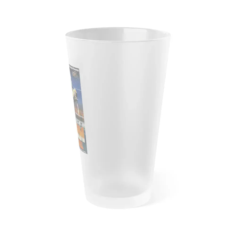 FORBIDDEN PLANET (GERMAN) 1956 Movie Poster - Frosted Pint Glass 16oz - Go Mug Yourself