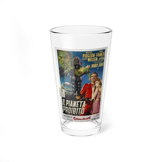 FORBIDDEN PLANET (ITALIAN) 1956 Movie Poster - Pint Glass 16oz 16oz - Go Mug Yourself