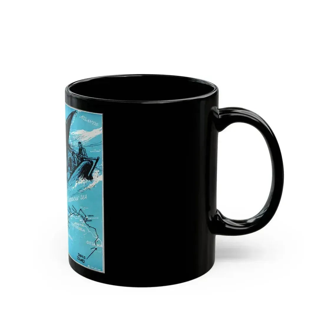 Forbidden Trails, Bluebook Magazine, July 1953 - Black Coffee Mug - Go Mug Yourself