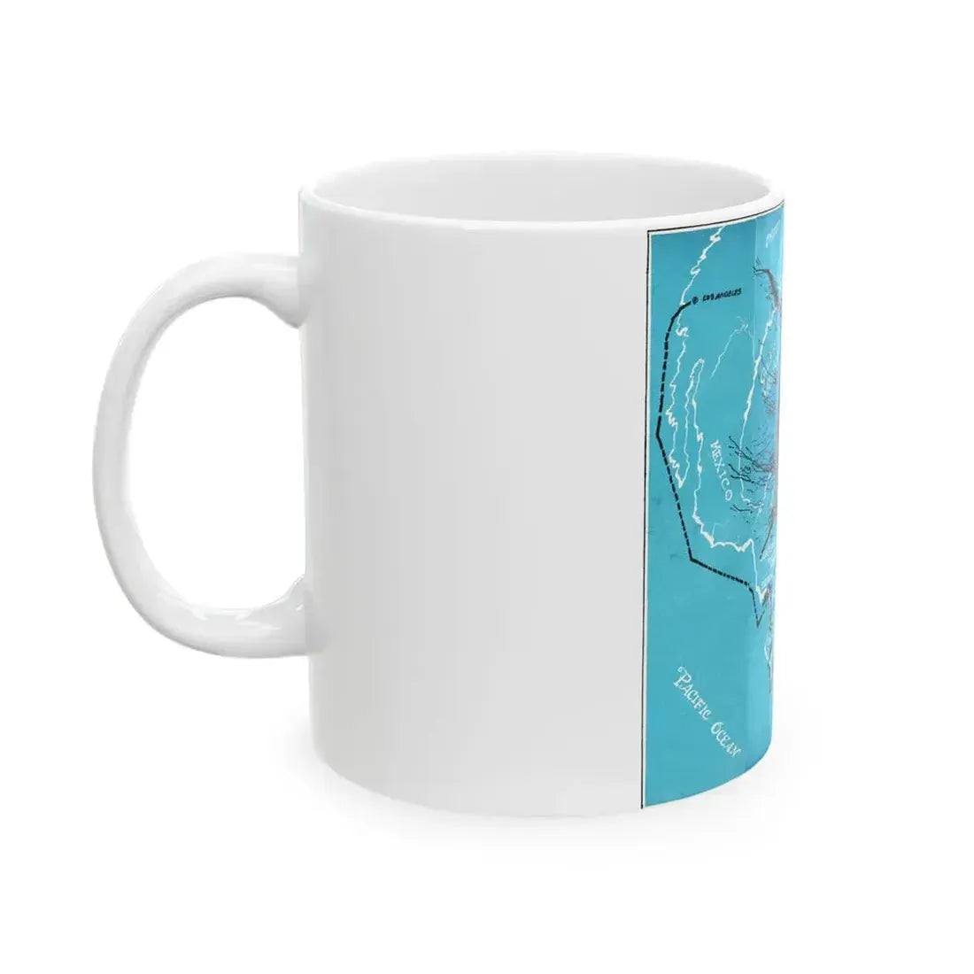 Forbidden Trails, Bluebook Magazine, July 1953 - White Coffee Mug - Go Mug Yourself