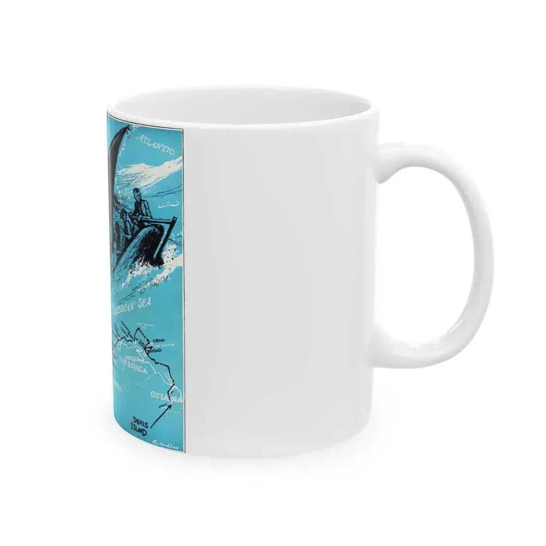 Forbidden Trails, Bluebook Magazine, July 1953 - White Coffee Mug - Go Mug Yourself
