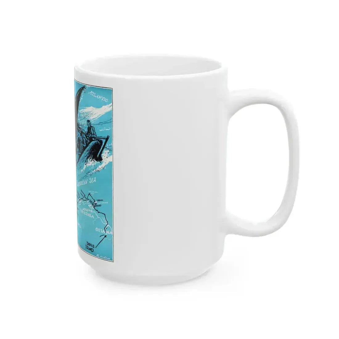 Forbidden Trails, Bluebook Magazine, July 1953 - White Coffee Mug - Go Mug Yourself