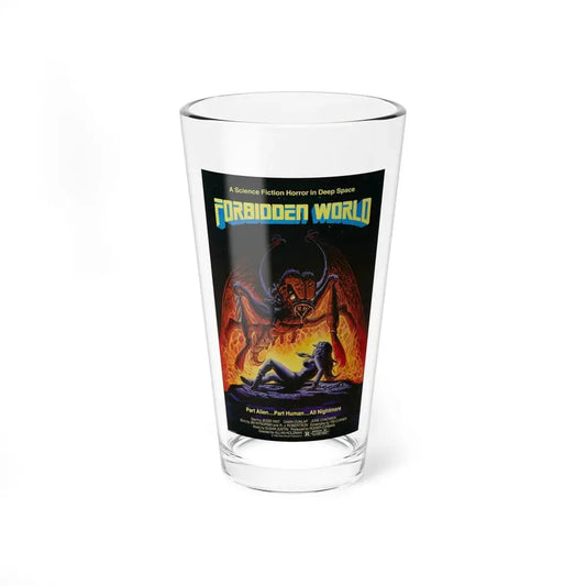 FORBIDDEN WORLD (MUTANT) 1982 Movie Poster - Pint Glass 16oz 16oz - Go Mug Yourself