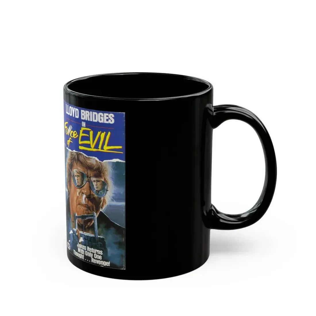 FORCE OF EVIL (VHS COVER) - Black Coffee Mug - Go Mug Yourself