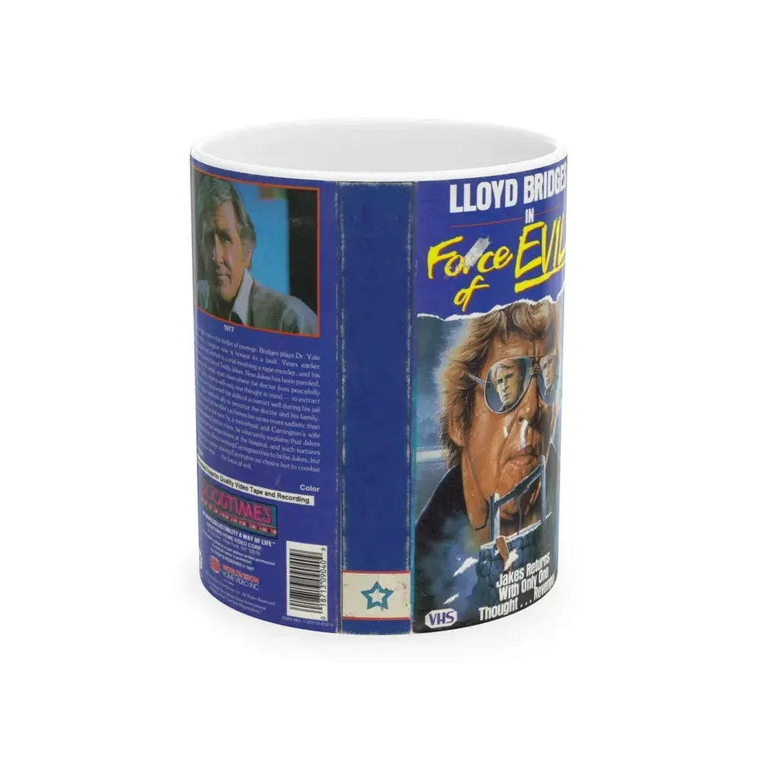 FORCE OF EVIL (VHS COVER) - White Coffee Mug 11oz - Go Mug Yourself