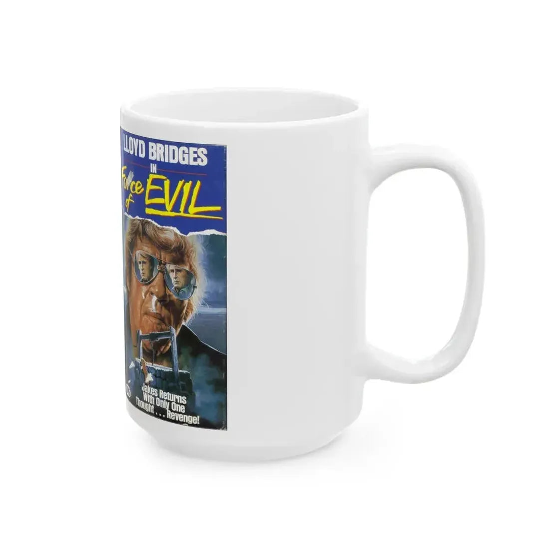 FORCE OF EVIL (VHS COVER) - White Coffee Mug - Go Mug Yourself