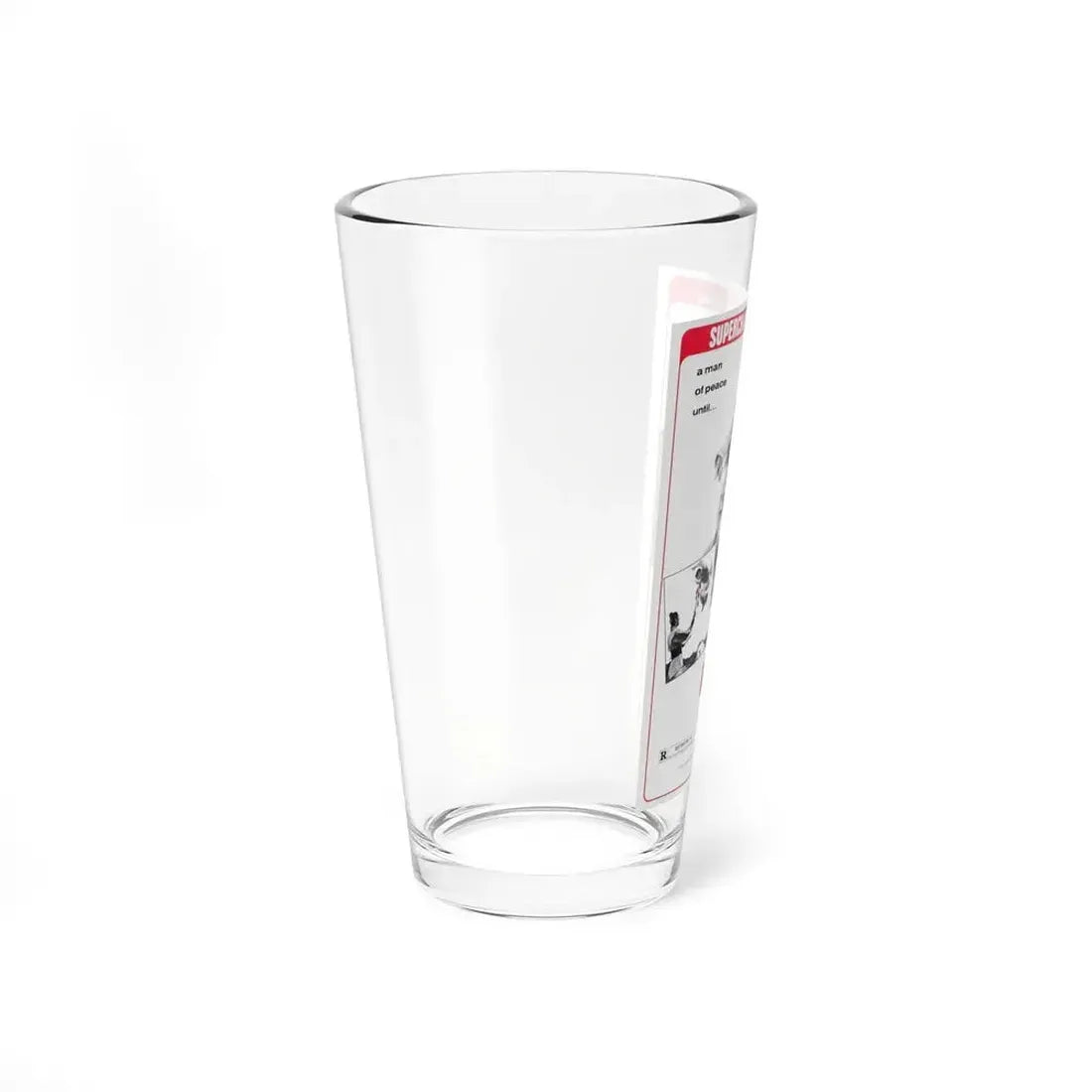 FORCED TO FIGHT 1971 Movie Poster - Pint Glass 16oz - Go Mug Yourself