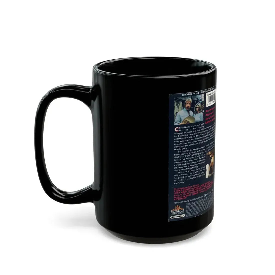 FORCED VENGEANCE (VHS COVER) - Black Coffee Mug - Go Mug Yourself
