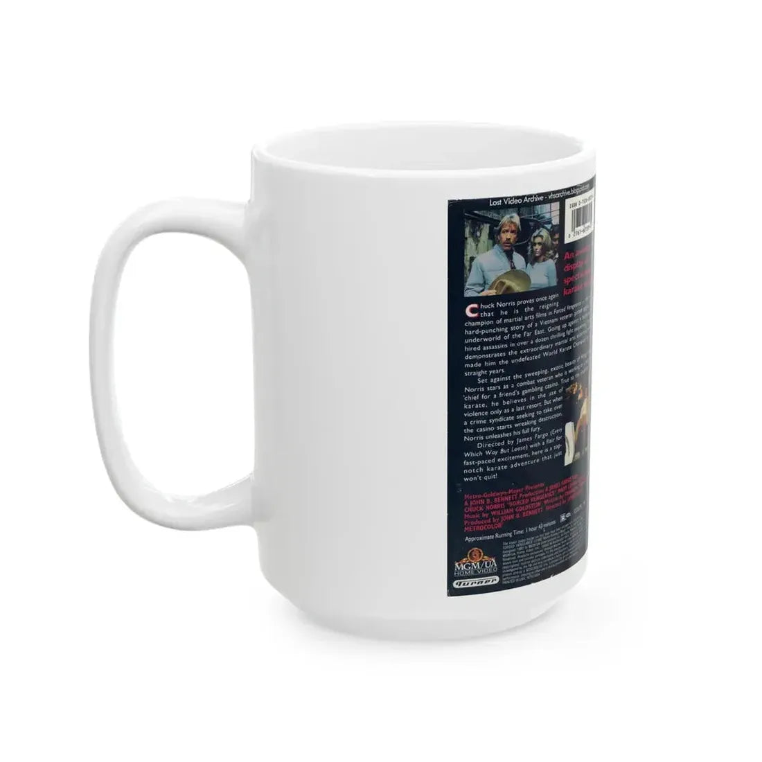 FORCED VENGEANCE (VHS COVER) - White Coffee Mug - Go Mug Yourself