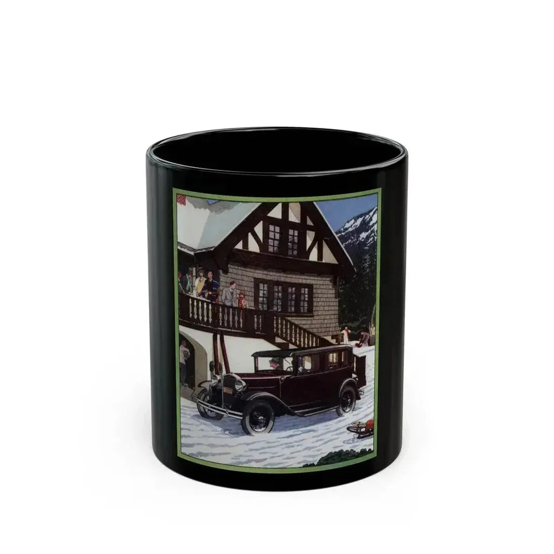 Ford for 1931 ad, Redbook, February 1931 - Black Coffee Mug 11oz - Go Mug Yourself