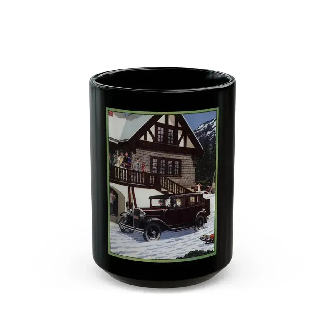 Ford for 1931 ad, Redbook, February 1931 - Black Coffee Mug 15oz - Go Mug Yourself