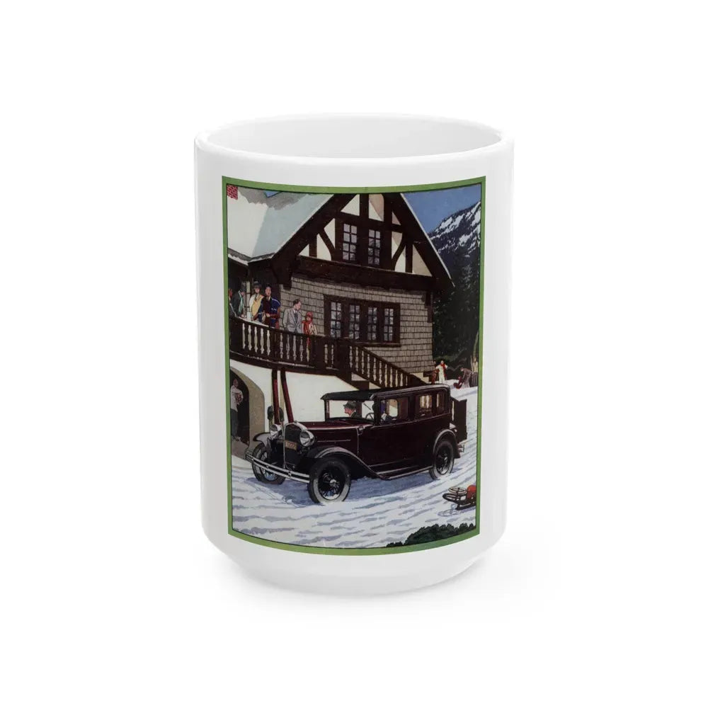 Ford for 1931 ad, Redbook, February 1931 - White Coffee Mug 15oz - Go Mug Yourself