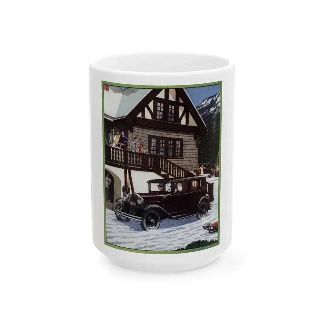 Ford for 1931 ad, Redbook, February 1931 - White Coffee Mug 15oz - Go Mug Yourself