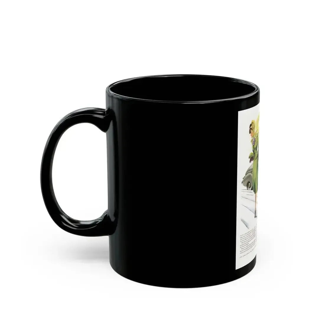 Ford Mercury advertisement, 1939 - Black Coffee Mug - Go Mug Yourself