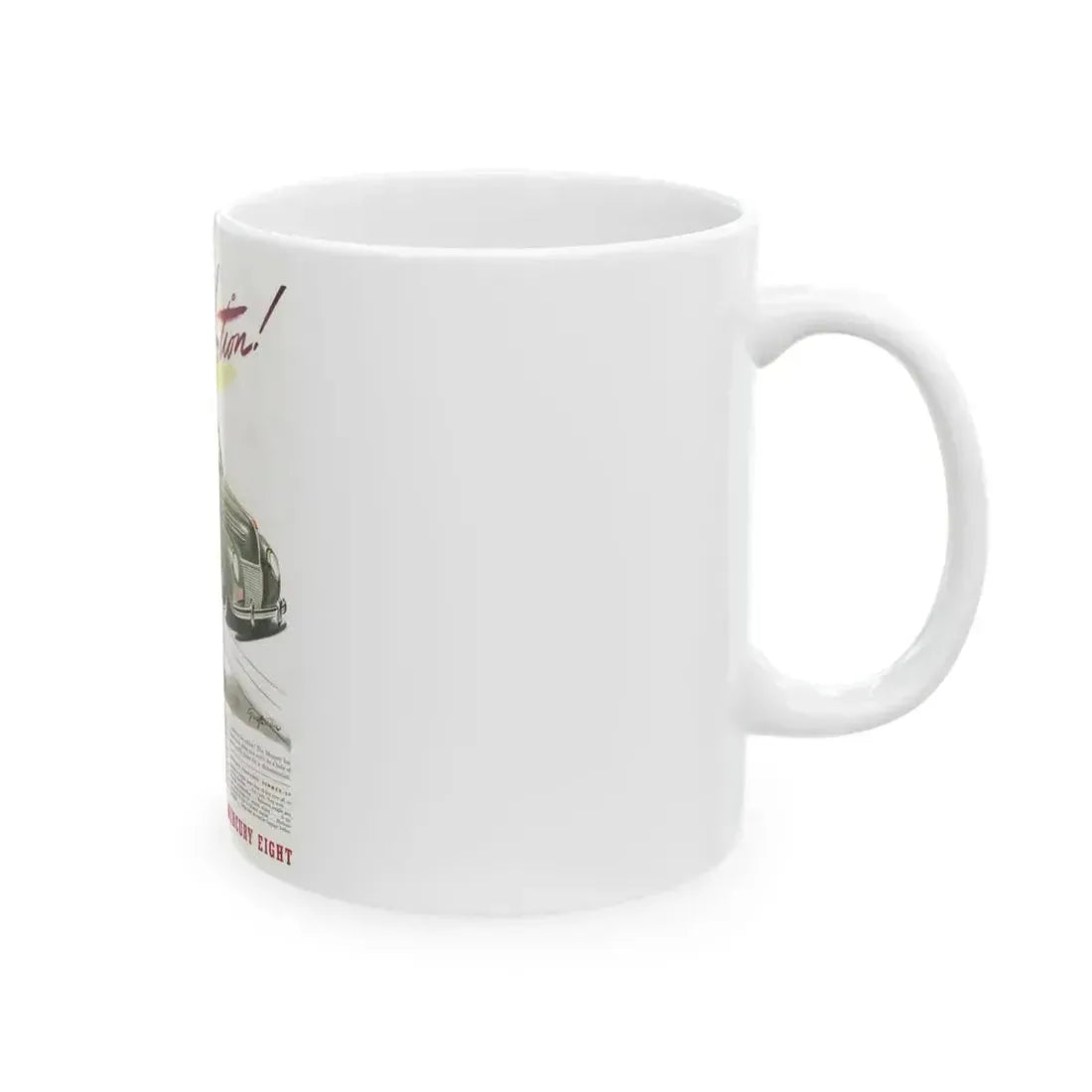 Ford Mercury advertisement, 1939 - White Coffee Mug - Go Mug Yourself