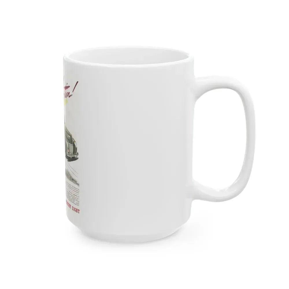 Ford Mercury advertisement, 1939 - White Coffee Mug - Go Mug Yourself